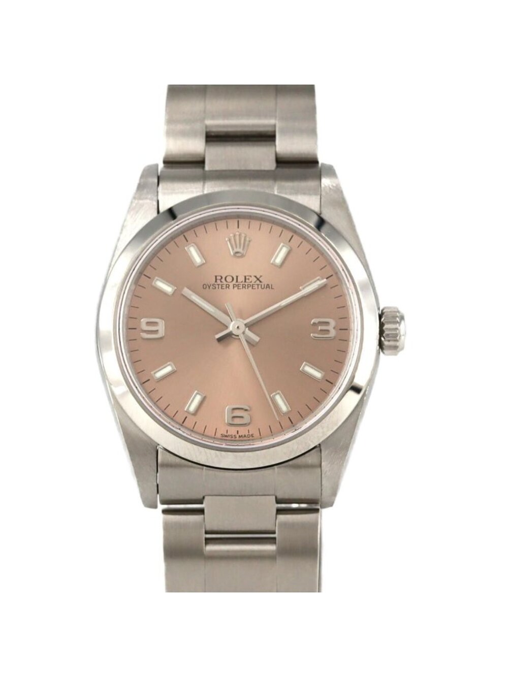 Rolex Oyster Perpetual SS Manual Winding Number Watch